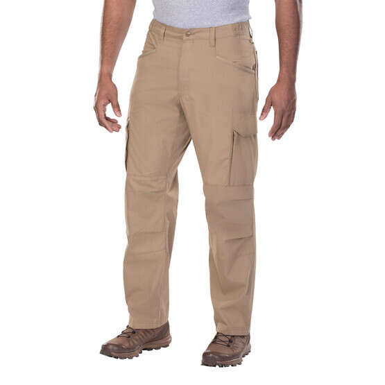 Vertx Fusion LT Stretch Tactical Pant in desert tan from front